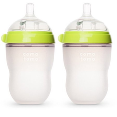 Comotomo 可么多么硅胶奶瓶 250ml 绿色2只装