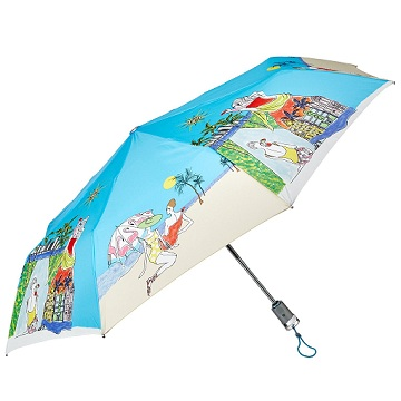 【中亚Prime会员】Totes 城市风景系列 一键开合晴雨伞