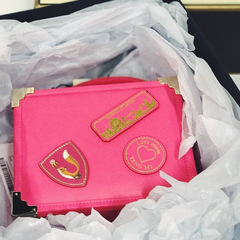 【5姐晒单】Aspinal Of London 杨幂合作款 粉色小箱包！--低调、奢华、有质感