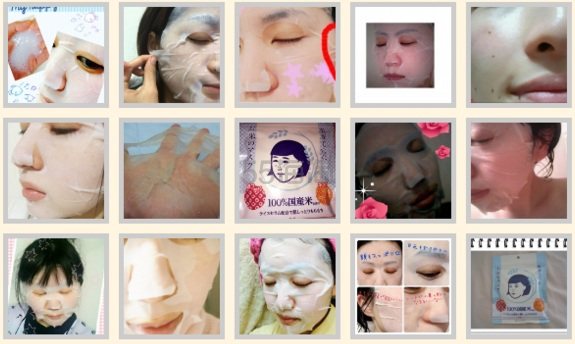 【5姐晒单】2016年Cosme面膜*位：毛穴抚子 米糠*面膜，一包10片