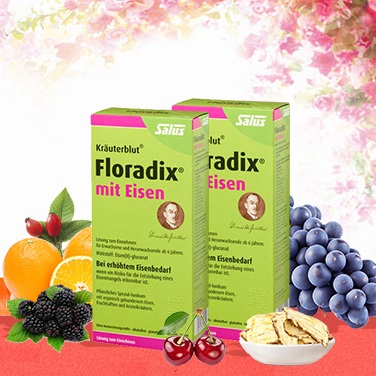 一瓶102元倒计时，包邮！Floradix 铁元液 500mlx2 27.9欧（约205元）