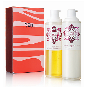 5折！REN 摩洛哥奥图玫瑰两件套装 2*200ml ￡18.5（约159元）