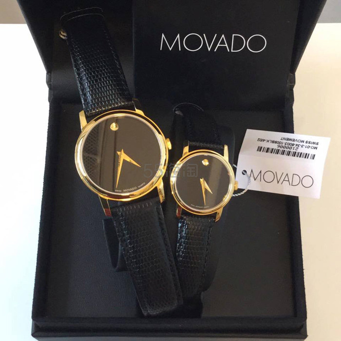 Movado 摩凡陀Museum 博物馆系列 情侣腕表 单支$226.1（约1638元）