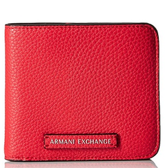 Armani Exchange 阿玛尼 中国红女士钱包