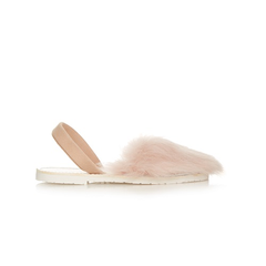 【4折】小众毛毛鞋--Del Rio London 粉色毛毛鞋 码全