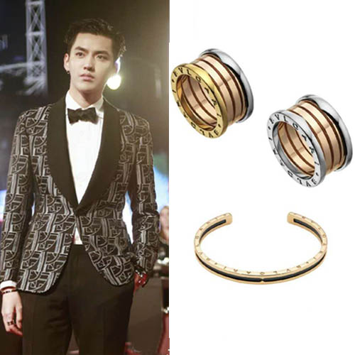 吴亦凡同款！Bvlgari 宝格丽 B.Zero1系列18K 玫瑰金戒指