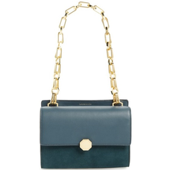 Louise et Cie 拼皮链条肩包