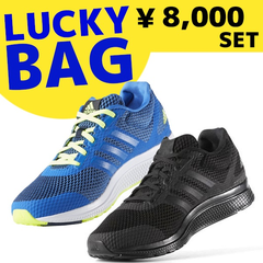 【免运费】adidas 阿迪达斯 Mana bounce 男士慢跑鞋×2双组 7000日元（约423元），折合约212元/双