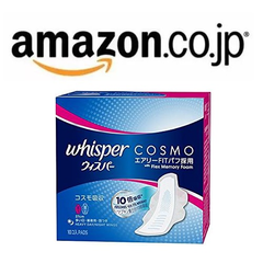 日亚：cosmo whisper 等日本无荧光剂姨妈巾，额外7折 或 部分款立减