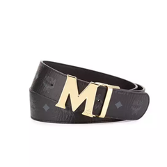 MCM “M”字母深色老花腰带