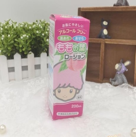 日本*：宇津 桃叶精华痱子水200ml 湿**晒*痱子