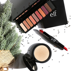 ELF Cosmetics：ELF 平价入门级彩妆 全场满$25送唇膏四件套！