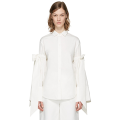 中国年轻设计师之光 Shushu/Tong 设计感绑带白衬衣 $405（约2934元）