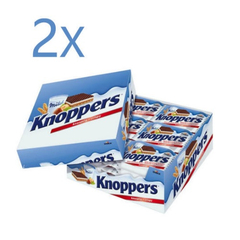 Knoppers 牛奶榛子巧克力威化饼干家庭装 24包*2