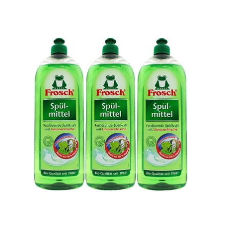 【3件包邮装】Frosch 菲洛施 柠檬浓缩洗洁精 3*750ml