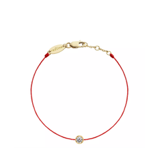 令人爱不释手的轻珠宝 Redline 巴黎钻石红绳手链 $459.2（约3294元）