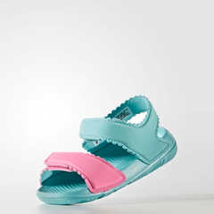 17年春季新款！Adidas 阿迪达斯小童款沙滩鞋 2422日元（约148元），店铺满11000日元免运费