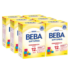 Nestle BEBA 雀巢贝巴奶粉 12个月 600g 6盒