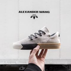 Adidas Originals By Alexander Wang 低帮麂皮休闲运动鞋