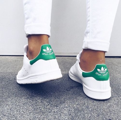 【限时好价 库存有限！】Adidas Originals 阿迪达斯 Stan Smith 女款绿尾小白鞋