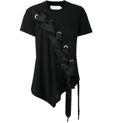 Marques’Almeida 抽带设计黑色短袖T-shirt $226.8（约1643元）