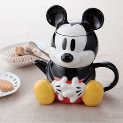 【55海淘节】Belle Maison 千趣会 Disney 迪士尼 米奇米妮开颅茶壶+茶杯套组 3758日元（约225元）