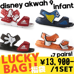 【免亚洲运费】adidas 阿迪达斯 BABY Disney Akwah 9 I×7双组 折后12400日元（约744元），折合106元/双
