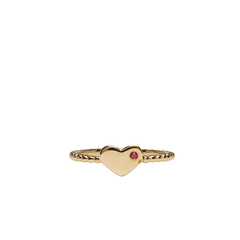Marc Jacobs 心形简约款金戒指 $50（约362元）