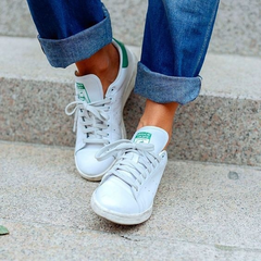 免费直邮||Adidas 阿迪达斯 Stan Smith 经典绿尾小白鞋 401元