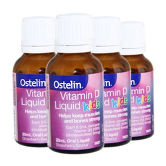 包邮*！Ostelin 婴幼儿维生素D滴剂 20ml*4瓶 185元