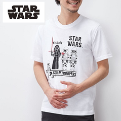 Belle Maison 千趣会 Star wars 星球大战 男款短袖T恤 1598日元（约96元）