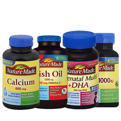 Walgreens：精选Nature Made 钙片、*油等买1送1+额外9折*isa支付减$10