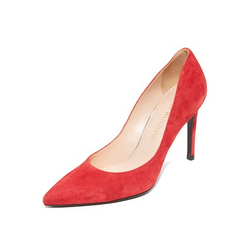 Stuart Weitzman Legend 红色浅口高跟鞋 $163.55（约1185元）