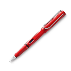 【德亚直邮】Lamy 凌美 Safari *者系列 F尖细钢笔 红色
