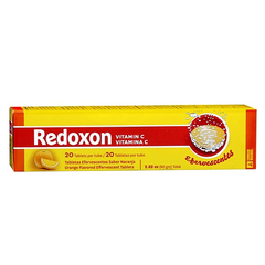 Redoxon 力度伸 橘子味维C泡腾片20片