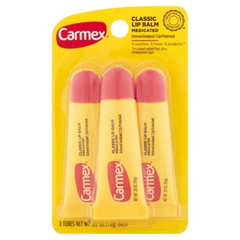 Carmex 无色保湿滋润补水修复护唇膏 3个装 $2.74（约20元）