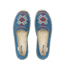 【美亚直邮】Soludos Yucatan 刺绣草编鞋
