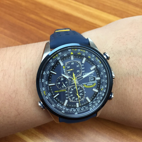 Citizen西铁城 Blue Angels 蓝天使系列 光动能男款手表 AT8020-03L