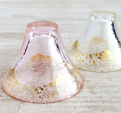 日本匠人手工制：富士山 招福 双层玻璃 对杯套装 4536日元（约281元）