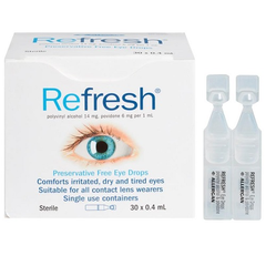 【55专享】Refresh 抗疲劳滴眼液 30x0.4ml/支 AU$10.99（约60元）