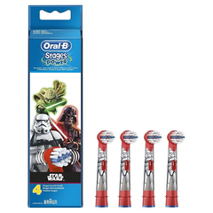 【德亚自营】Oral-B Stages Power 星战系列 儿童电动牙刷刷头4支装
