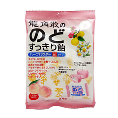 【5姐已下单！】【国内现货包邮！】龙角散喉糖  薄荷/水蜜桃/西柚味可选 75g