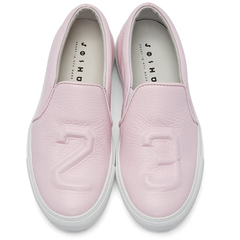 39码*后一双！Joshua Sanders Pink '23' Slip-On Sneakers 女款粉色一脚蹬 $125（约905元）