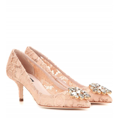 Dolce & Gabbana 裸色蕾丝 猫咪跟尖头鞋 $537（约3853元）