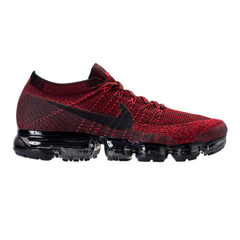 又来新配色 码全！潮人们都已入手的 Nike 耐克 Air VaporMax Flyknit 男士跑鞋 红黑 $190（约1376元）