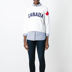 Dsquared2 “Canada”枫叶国 短款圆领针织衫