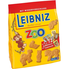 德国直邮！Leibniz 莱布尼兹动物园饼干 125g