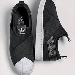 adidas Superstar Slip-On Sneaker 中性款一脚蹬运动鞋 黑白两色可选 $55.9（约405元）