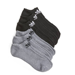 adidas 6-Pack Original Trefoil No-Show Socks 6双装短袜 $14.9（约108元）
