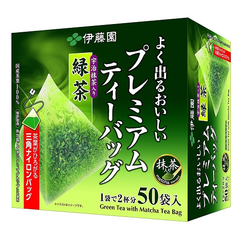日亚销量*：伊藤园 抹茶入 立体三角速泡绿茶包50袋 特价778日元（约47元）
